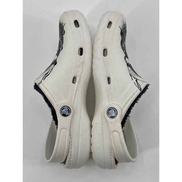 Luke Combs‎ X Crocs White Skull Fur Lined Men\'s 4 Women\'s 6 main image 10